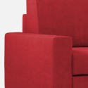 2-Seater Fabric Sofa 168cm Classic Modern Design Sakar 140 