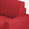 2-Seater Fabric Sofa 168cm Classic Modern Design Sakar 140 