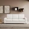 Sakar 180 Modern Elegant 3-Seater Fabric Sofa 208cm 