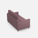 2-seater modern design fabric lounge sofa 158cm Karay 140 