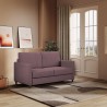 2-seater modern design fabric lounge sofa 158cm Karay 140 Measures