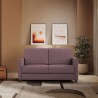 2-seater modern design fabric lounge sofa 158cm Karay 140 