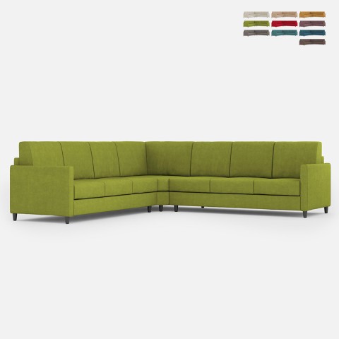 Corner fabric lounge sofa 7-seater large 281x281cm Karay 218AG Promotion