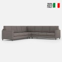 Corner fabric lounge sofa 7-seater large 281x281cm Karay 218AG 