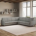 Corner fabric lounge sofa 7-seater large 281x281cm Karay 218AG Cost