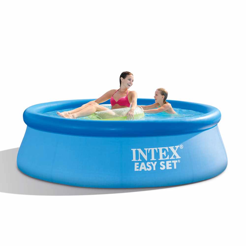Intex 28112 Inflatable Round Above Ground pool 244x76 With Filter Pump
