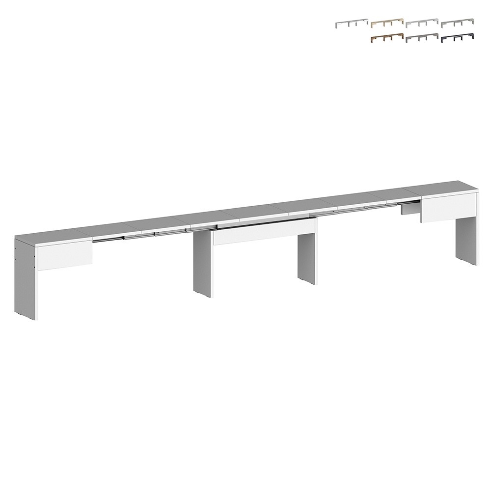 Extendable Dining Table Bench 66-290cm Pratika B
