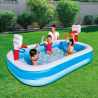 Bestway 54122 inflatable kiddie paddling pool basketball set On Sale