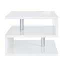 Modern elegant coffee table with 2 shelves Zeta 55 Cheap