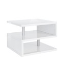 Modern elegant coffee table with 2 shelves Zeta 55 