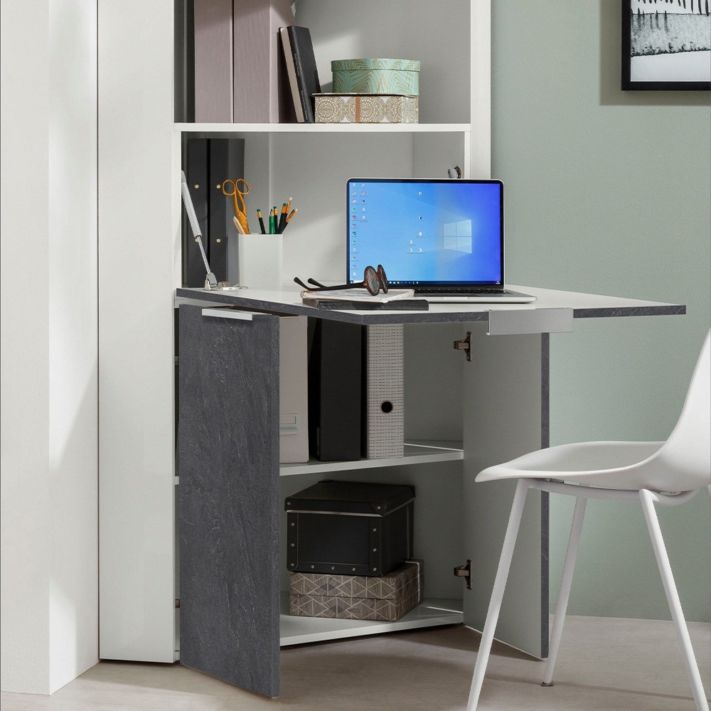 Foldable Corner Space-Saving Desk 90x56cm Layla II