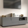 Modern design 2-door 1-drawer TV stand 150x44x46cm Trevis Sale