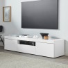 Modern TV stand living room mobile 160x40x35cm 2 doors 1 flap Regan. Choice Of