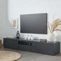 Mobile TV living room 2 doors 1 flap 220x40x35cm modern elegant Novo Offers