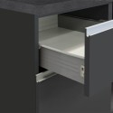 Complete linear kitchen 256cm modern design modular Domina 