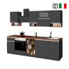 Complete modular kitchen linear design modern style 256cm Essence Model