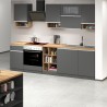 Complete modular kitchen linear design modern style 256cm Essence Discounts
