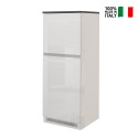Mobile fridge cover built-in 2-door kitchen container 60x60x164,5h Halser Measures