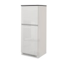 Mobile fridge cover built-in 2-door kitchen container 60x60x164,5h Halser Cheap