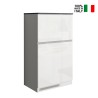 Built-in fridge covers and Fist linear kitchen spice racks Characteristics