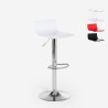 Transparent swivel stool modern design metal bar kitchen Juneau On Sale