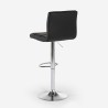Modern swivel stool in faux leather for bar and kitchen corner Pomona. Characteristics