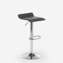 Modern minimalist rotating chrome metal stool Clayton Bulk Discounts