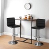 Modern swivel stool in faux leather for bar and kitchen corner Pomona. Sale