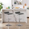Modern minimalist rotating chrome metal stool Clayton Sale