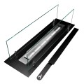 Modern Tabletop Bioethanol Fireplace Burner with Glass Athos Promotion