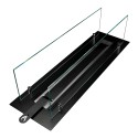 Modern Tabletop Bioethanol Fireplace Burner with Glass Athos Offers