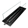Modern Tabletop Bioethanol Fireplace Burner with Glass Athos Offers