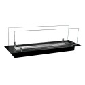 Modern Tabletop Bioethanol Fireplace Burner with Glass Athos Sale