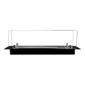 Modern Tabletop Bioethanol Fireplace Burner with Glass Athos Bulk Discounts