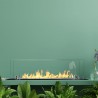 Modern table bioethanol fireplace with Athos glass. On Sale