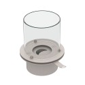 Round Stainless Steel Bioethanol Burner Fireplace with Glass Price