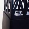 Vulcano Outdoor Freestanding Bioethanol Garden Column Fireplace Measures