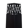 Vulcano Outdoor Freestanding Bioethanol Garden Column Fireplace Characteristics