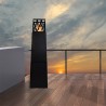 Vulcano Outdoor Freestanding Bioethanol Garden Column Fireplace Offers