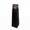 Vulcano Outdoor Freestanding Bioethanol Garden Column Fireplace Discounts