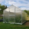 Garden greenhouse aluminum polycarbonate 220x150-220-290x205h Sanus M Model
