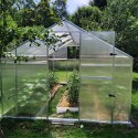 Outdoor garden greenhouse in polycarbonate 220x570-640x205h Sanus XL Choice Of