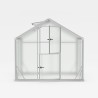 Garden greenhouse in polycarbonate and aluminum 220x360-430-500x205h Sanus L. Sale