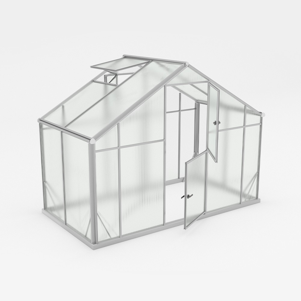 Sanus WM Polycarbonate Aluminum Garden Greenhouse 290x150-220-290x220h