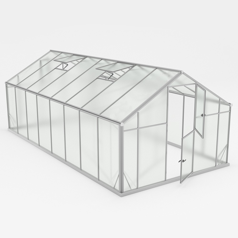 Sanus WXL Outdoor Polycarbonate Garden Greenhouse 290x570-640x220h