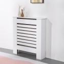 Wooden radiator cover in white 78x19x81.5h Wormer M Sale