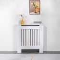 Wooden radiator cover white 78x19x81.5h Heeter M On Sale