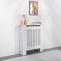 Wooden radiator cover white 78x19x81.5h Heeter M Catalog