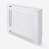 Mobile radiator cover in wood 112x19x81.5h radiator cover Sale