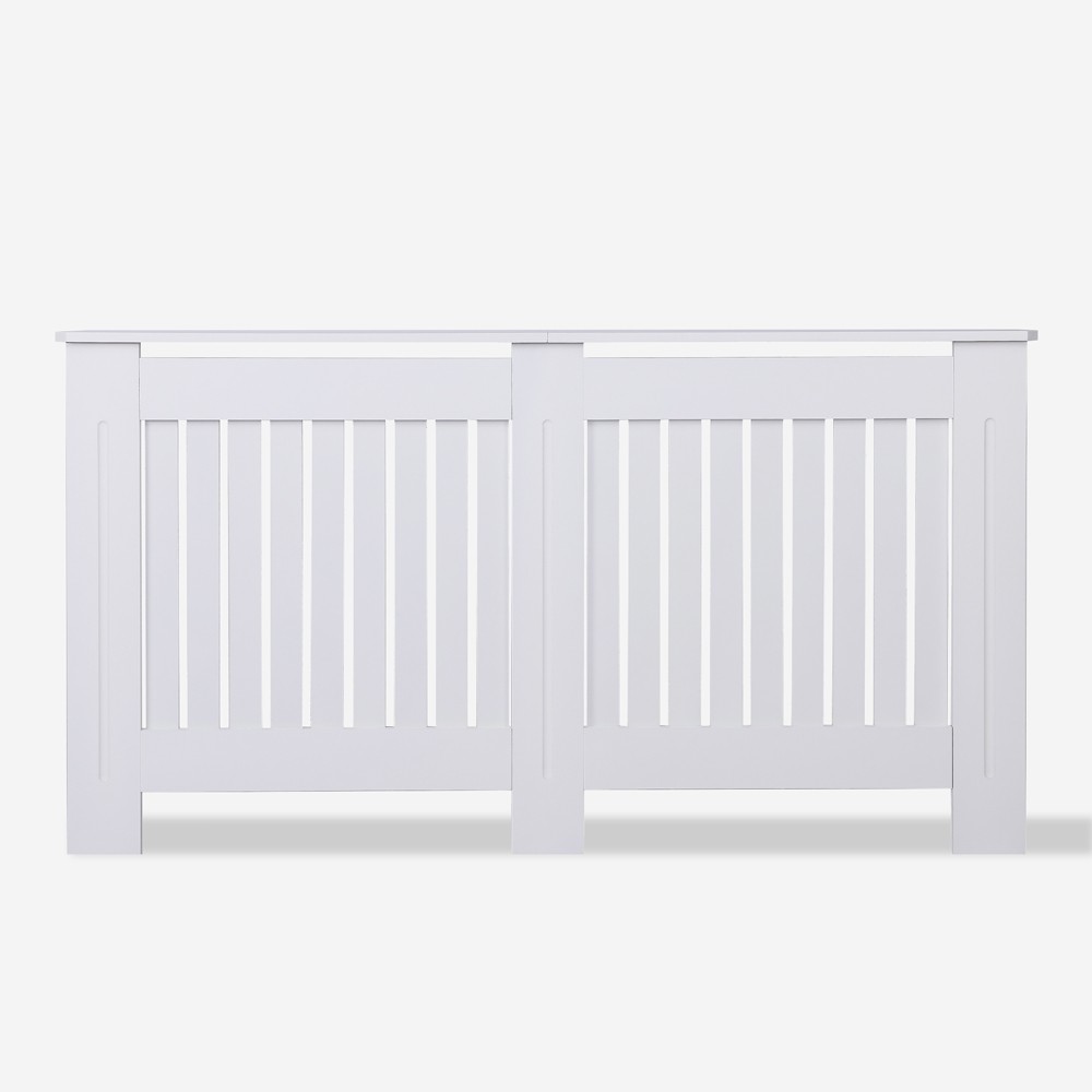 Radiator cover 152x19x81.5h white wooden Heeter XL
